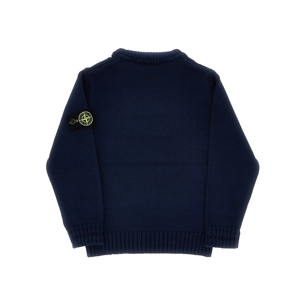 Pullover a collo alto in cotone