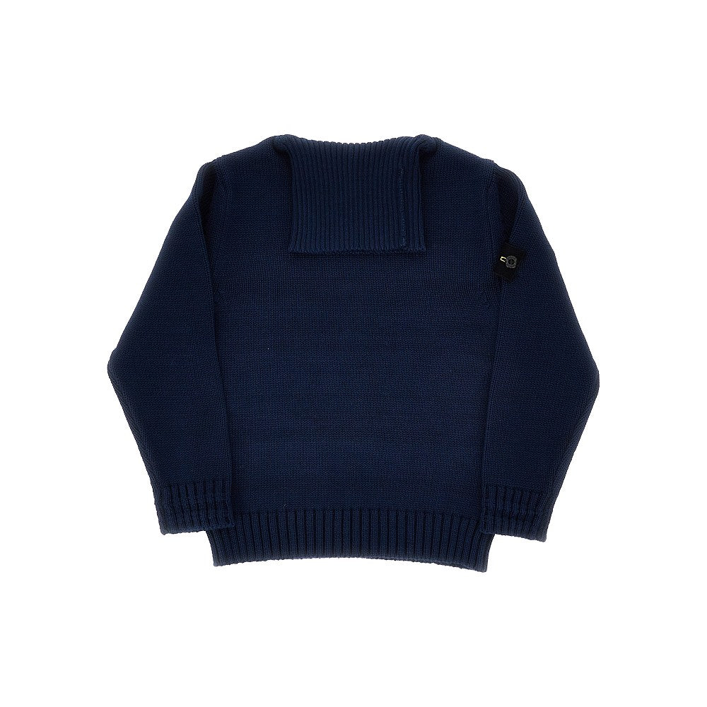 Pullover a collo alto in cotone