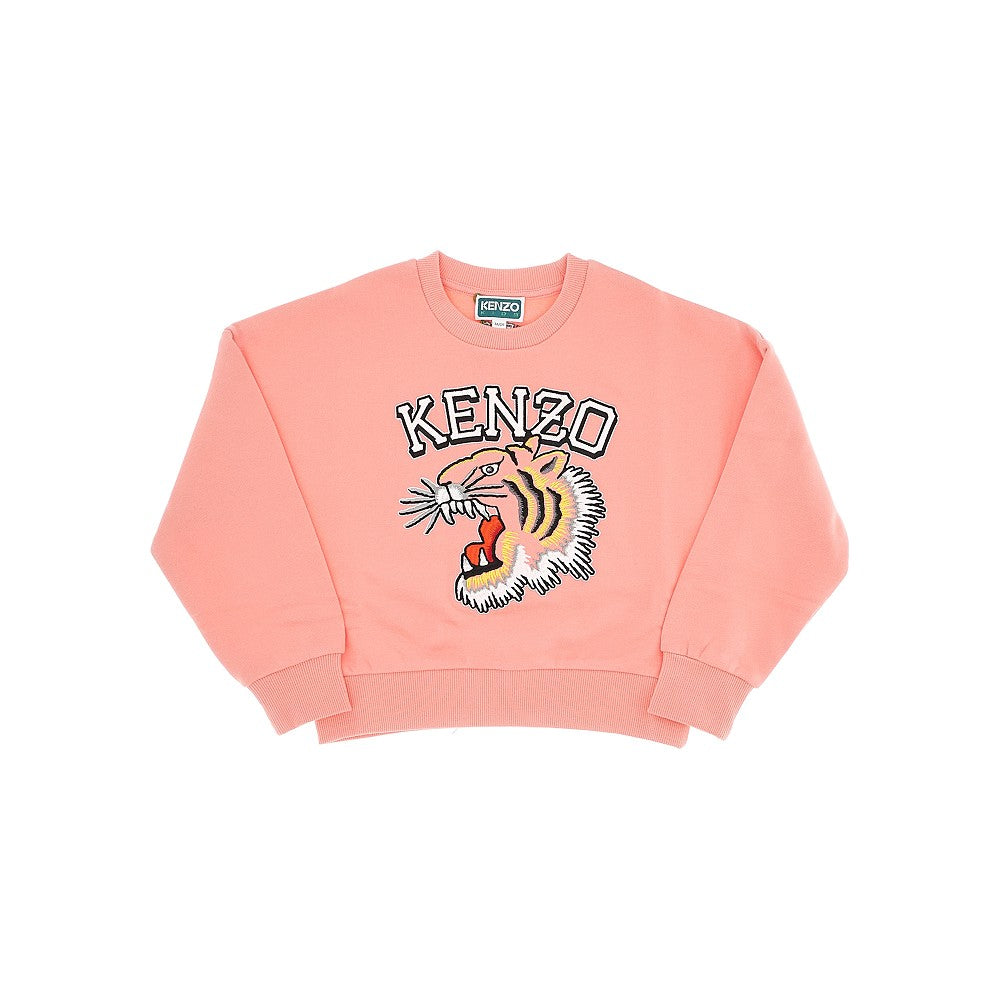 Embroidered crewneck sweatshirt
