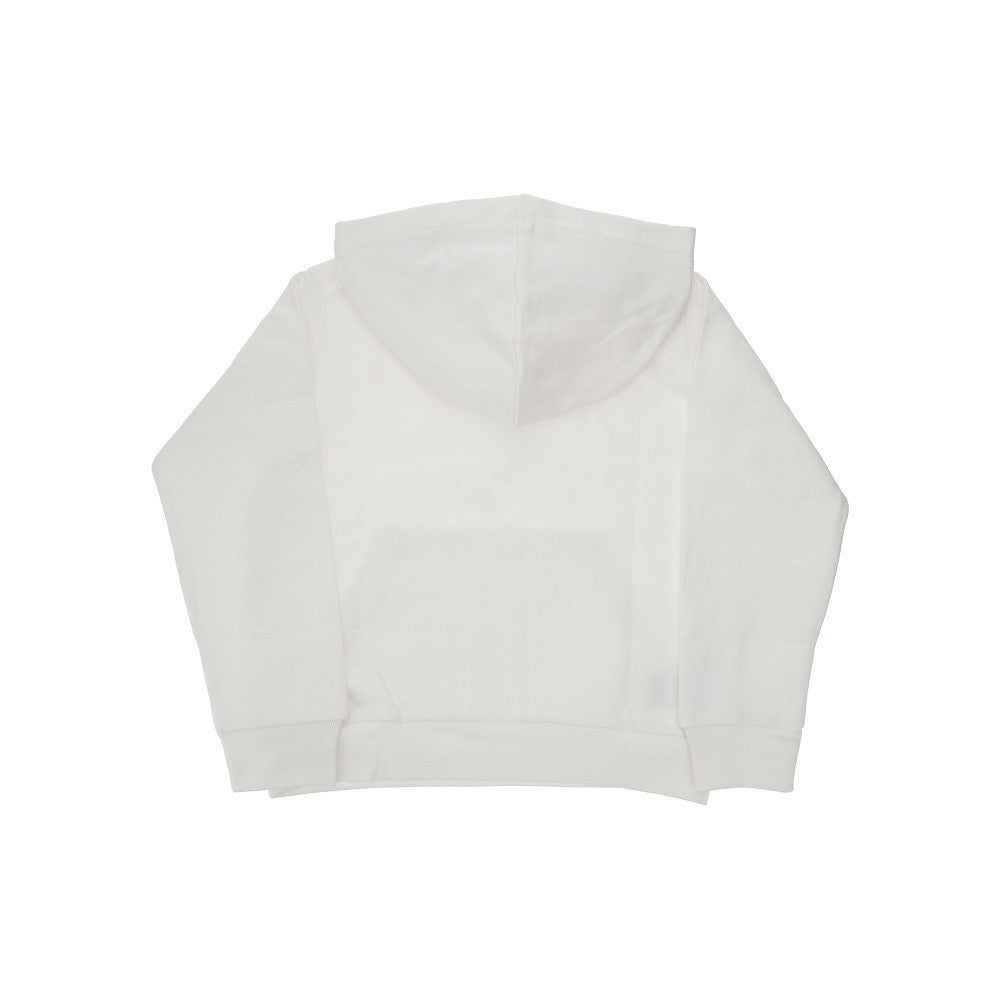 Logo print hoodie