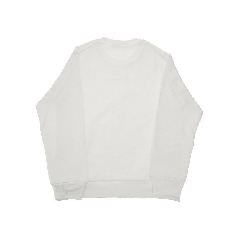 Crewneck sweatshirt with logo print