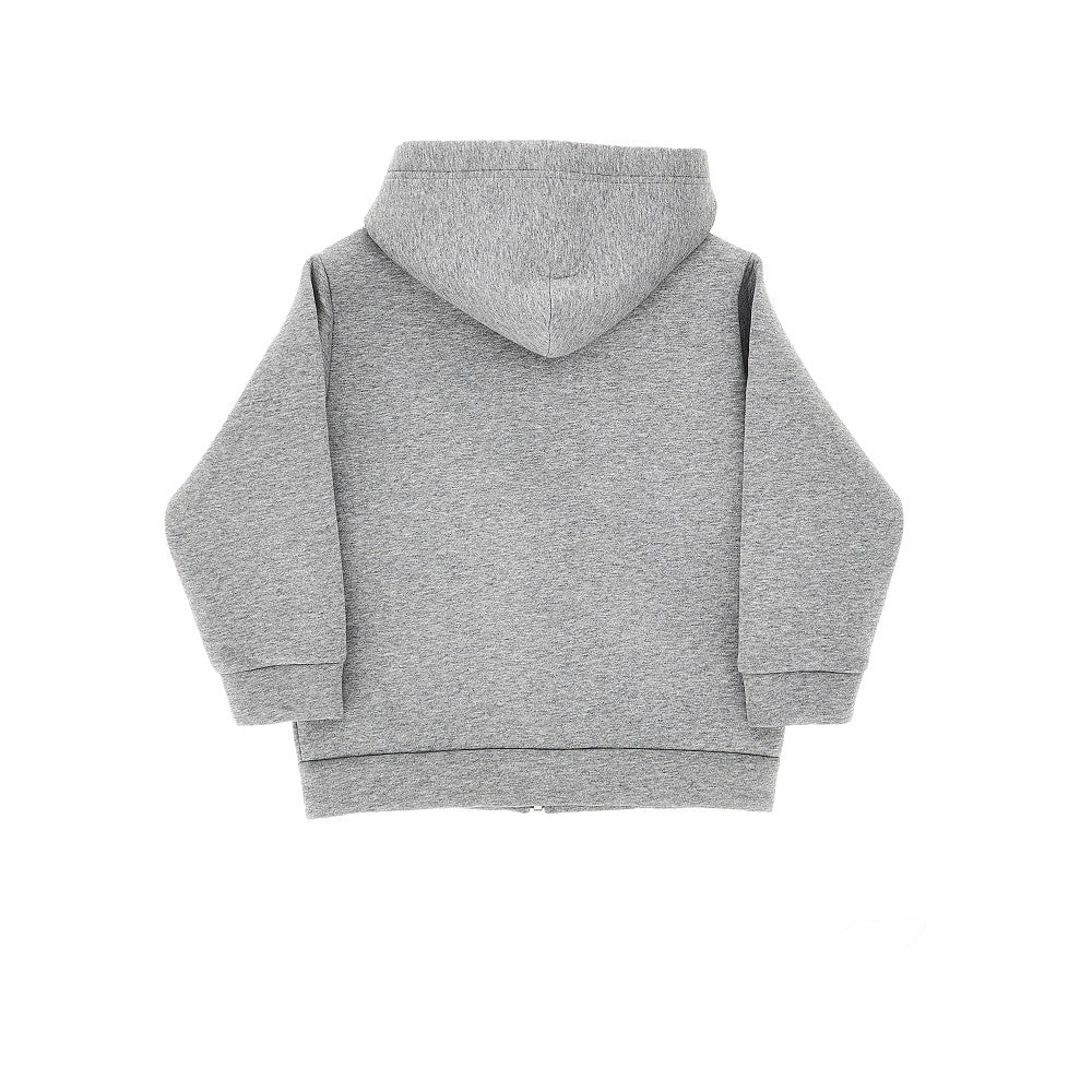 Giacca full-zip in neoprene con logo