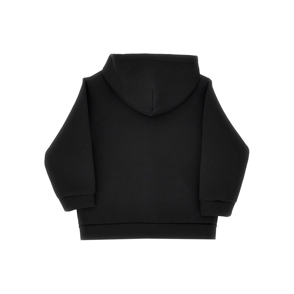 Giacca full-zip in neoprene con logo