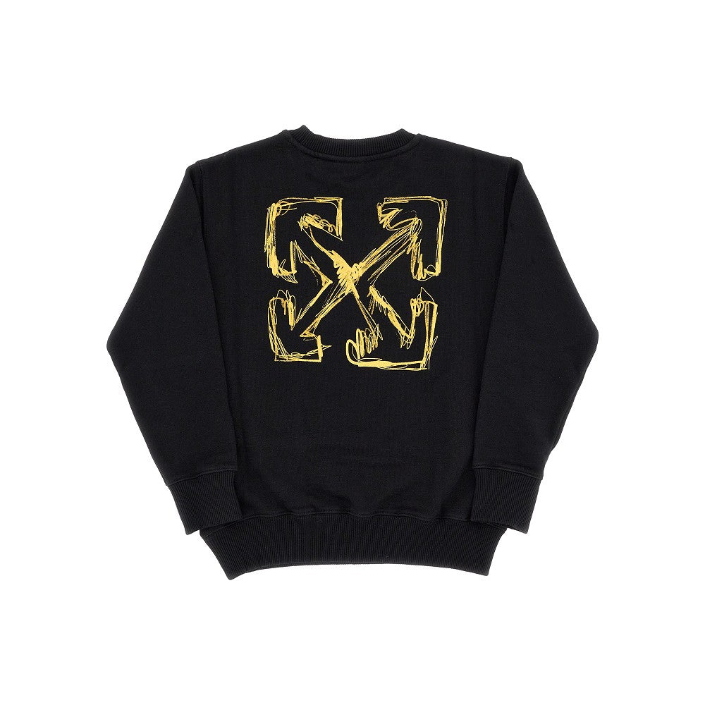 Arrow Sketch print crewneck sweatshirt