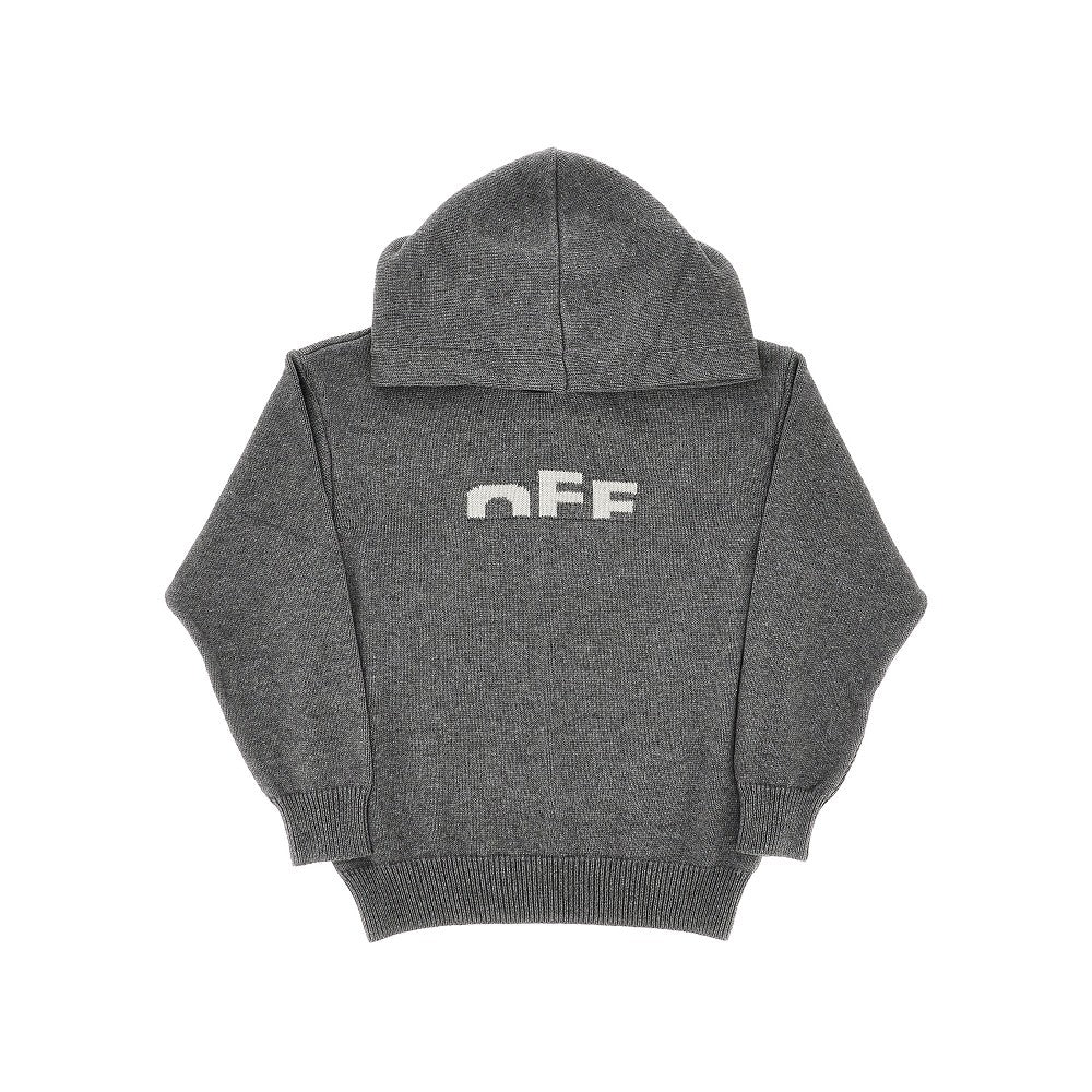 Knit hoodie