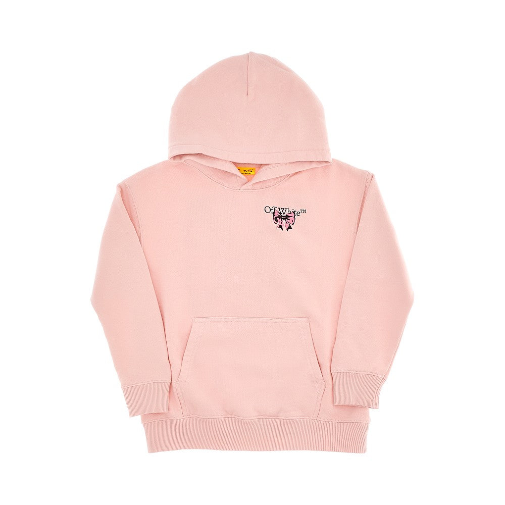 'Arrow Bow' print hoodie