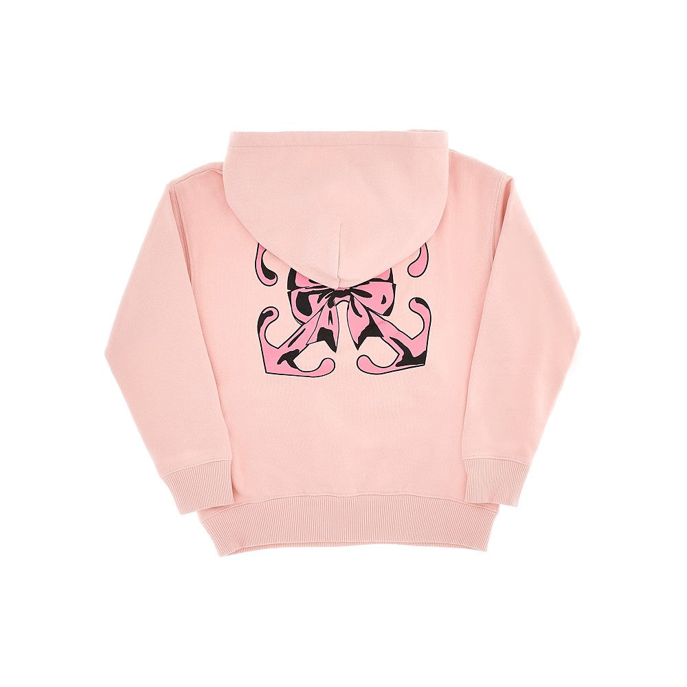 'Arrow Bow' print hoodie