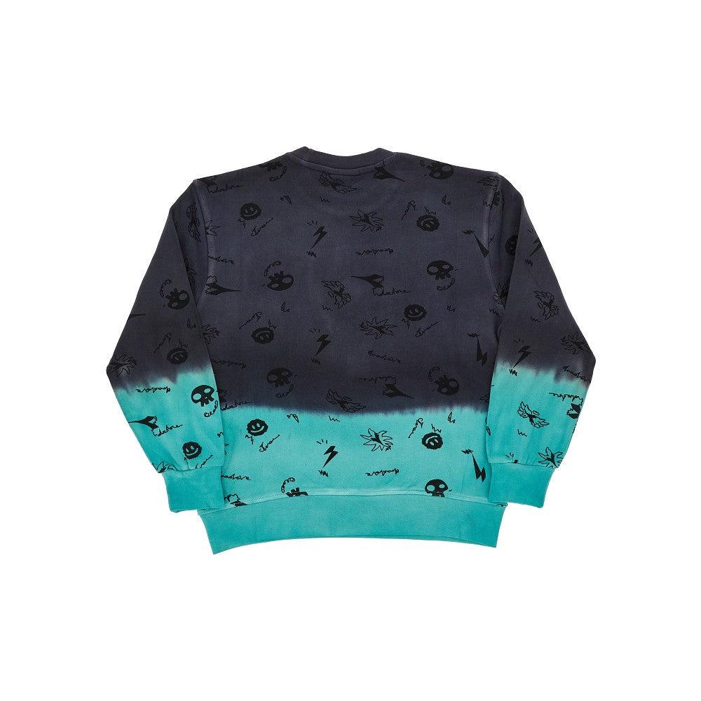 Logo print shaded sweatshirt
