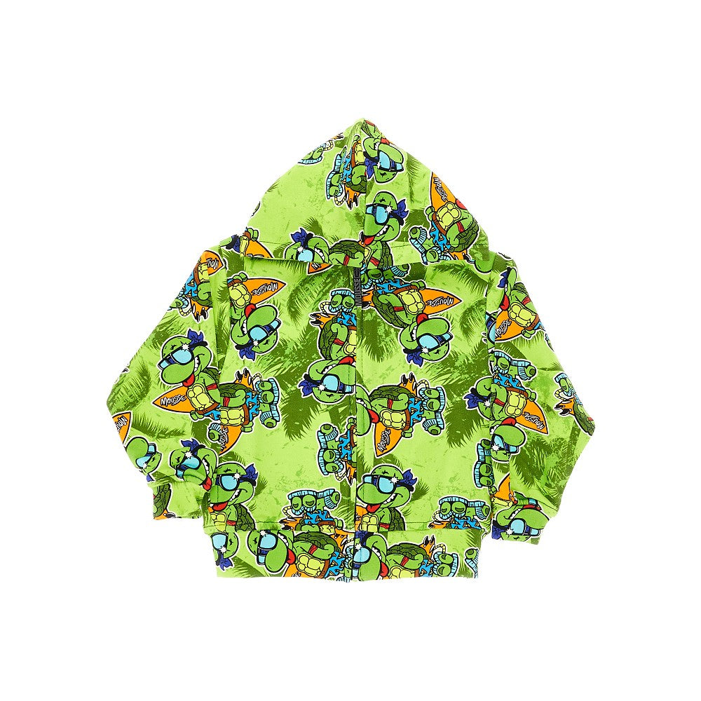 Felpa full-zip con stampa Ninjasurf
