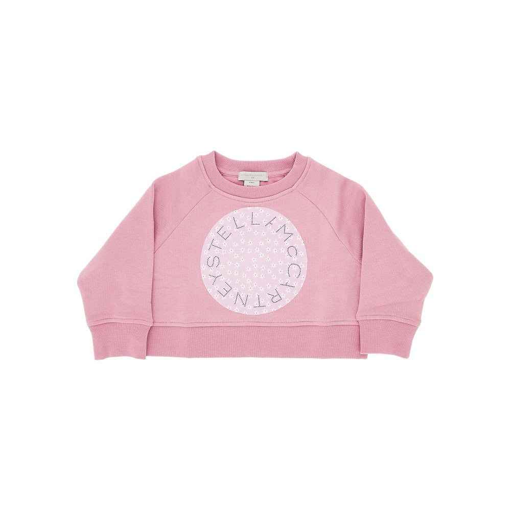 Printed french terry sweatshirt