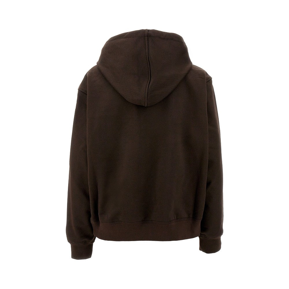 Felpa oversize con logo triangolo