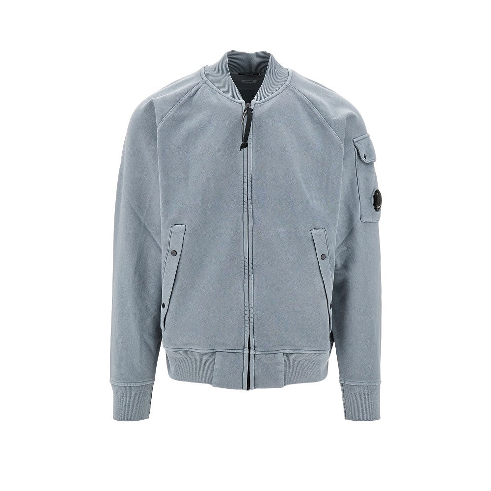 Cotton full-zip sweatshirt