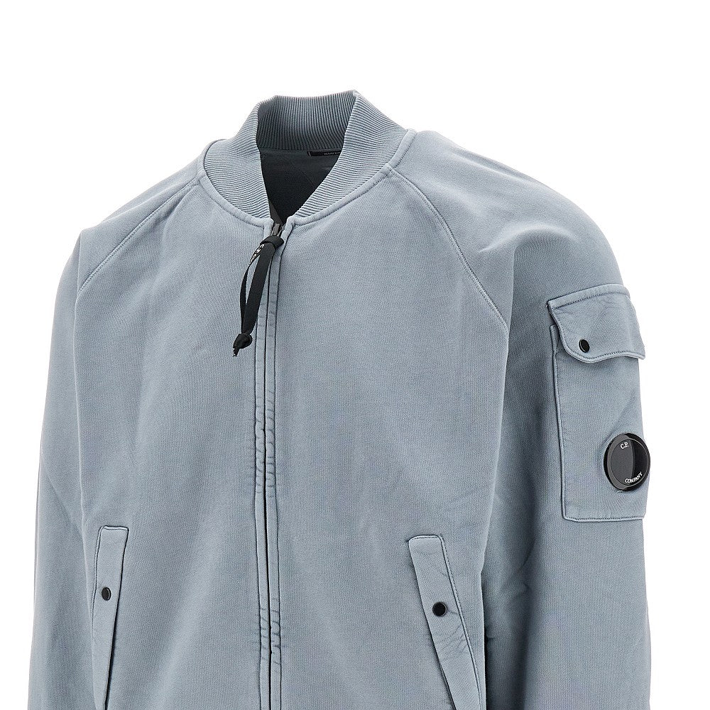 Cotton full-zip sweatshirt