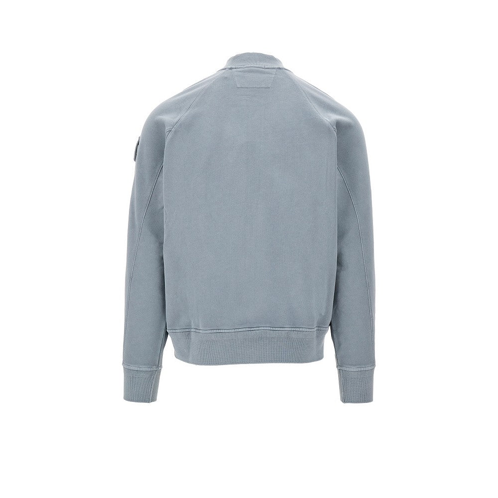 Cotton full-zip sweatshirt