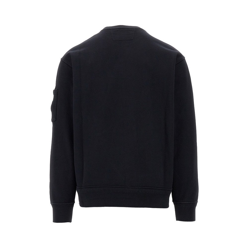 Crewneck sweatshirt with lens detail