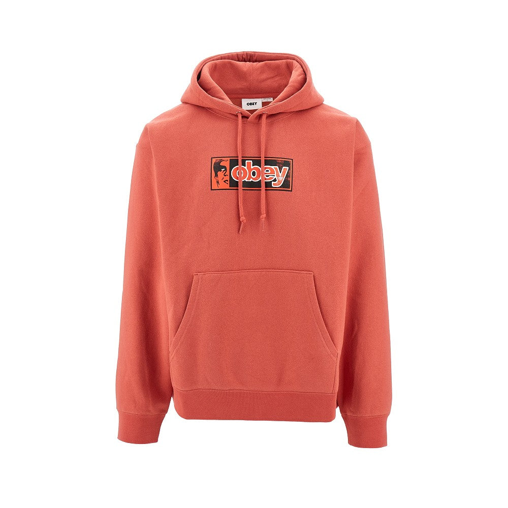 'Established Works Eyes' full-zip hoodie