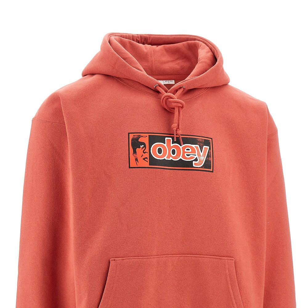 'Established Works Eyes' full-zip hoodie