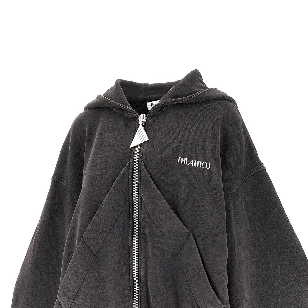 Oversized full-zip hoodie