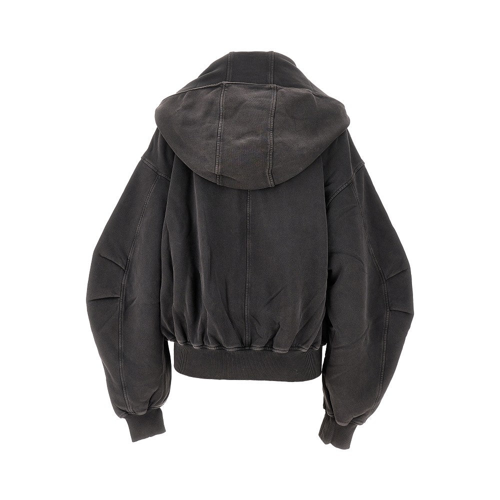 Oversized full-zip hoodie