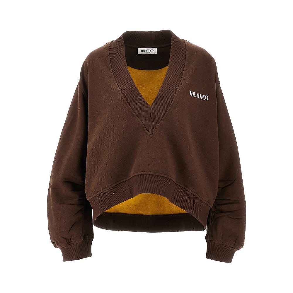 Loose Fit V-neck sweatshirt