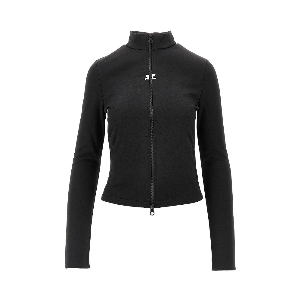Technical interlock track jacket