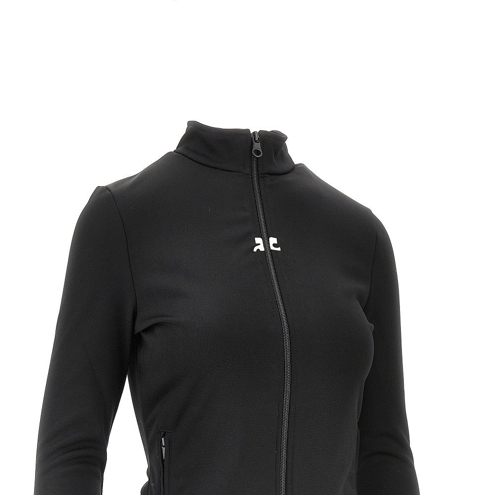 Technical interlock track jacket