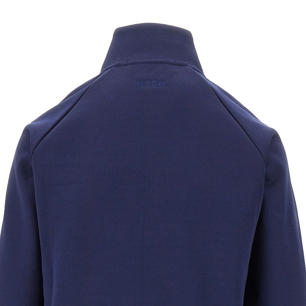 Monogram embroidery track jacket