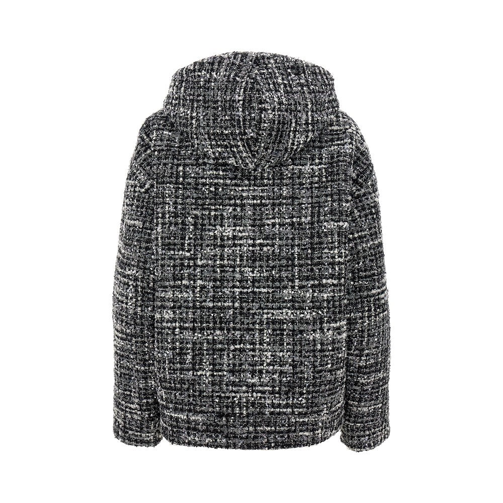 Blouson full-zip in tweed lurex