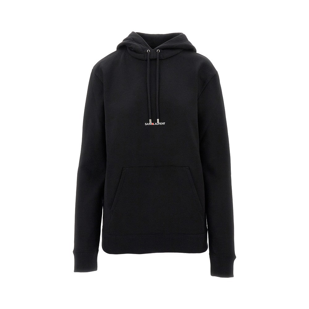 Logo print hoodie