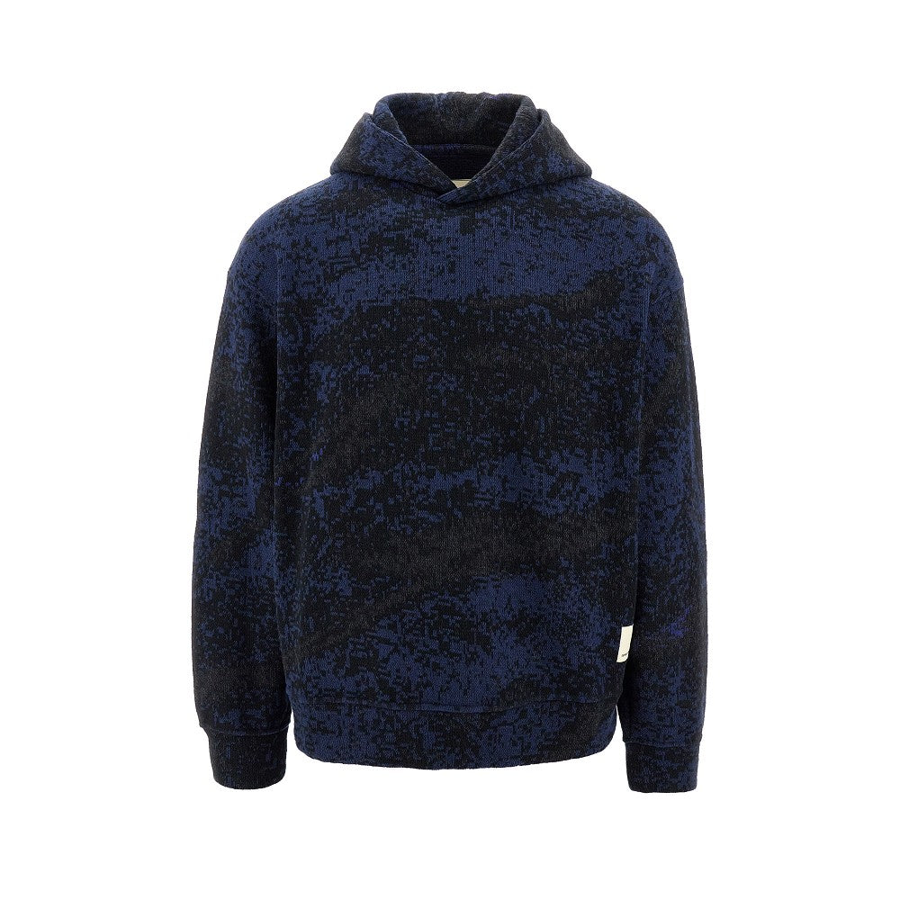 Pullover in misto cotone con cappuccio ASV