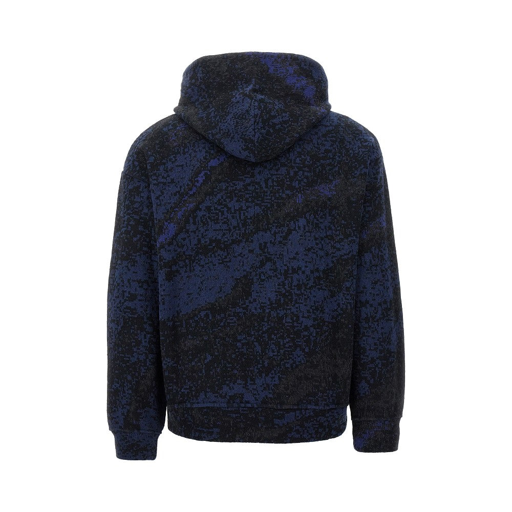 Pullover in misto cotone con cappuccio ASV