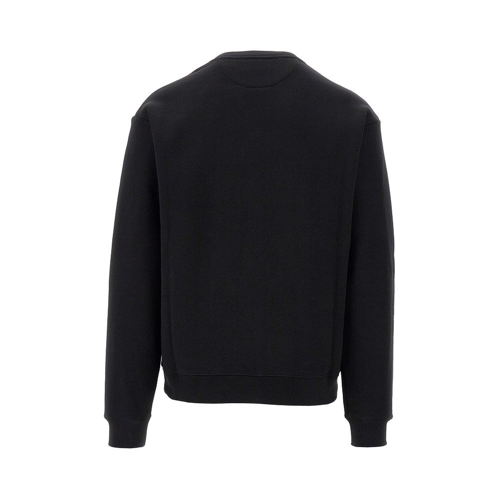 'Chez Valentino' patch crewneck sweatshirt