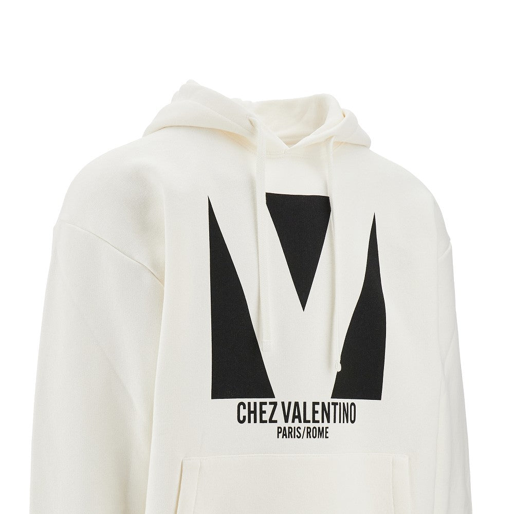 Felpa con cappuccio 'Chez Valentino'