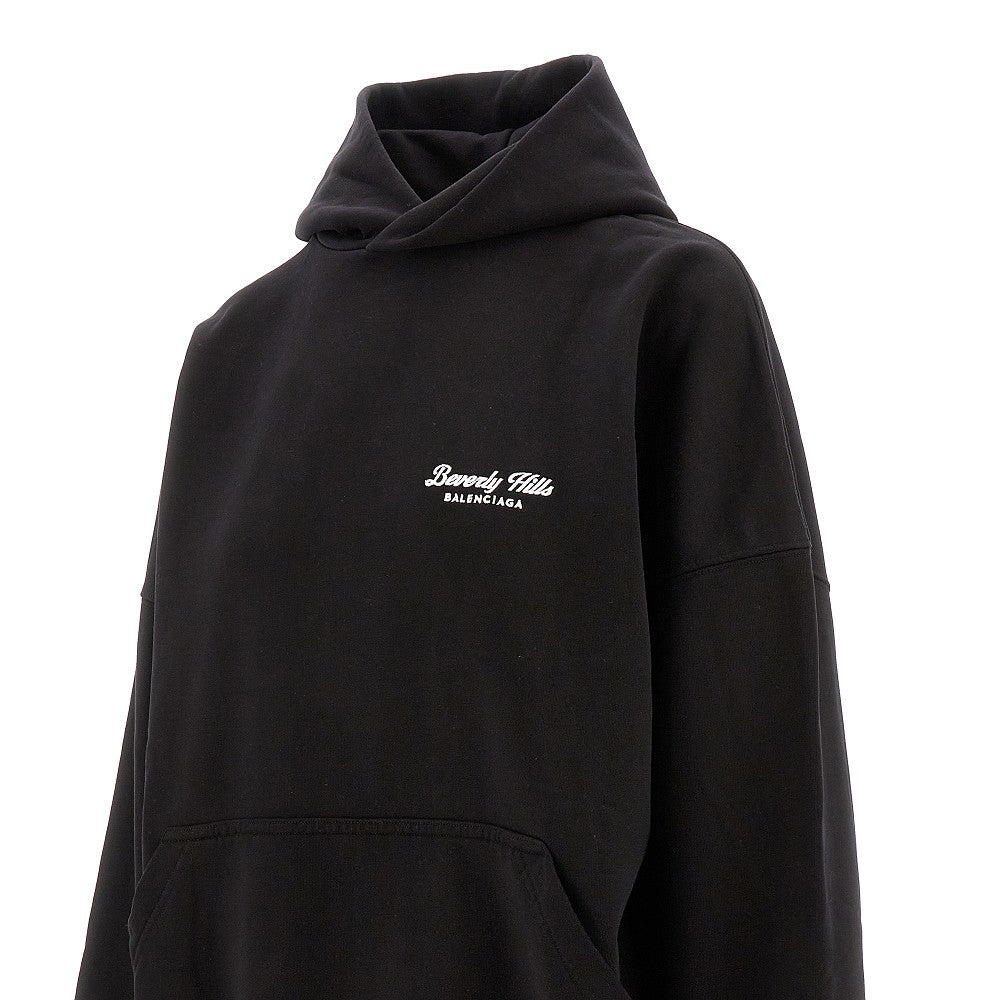 Beverly Hills embroidery hoodie