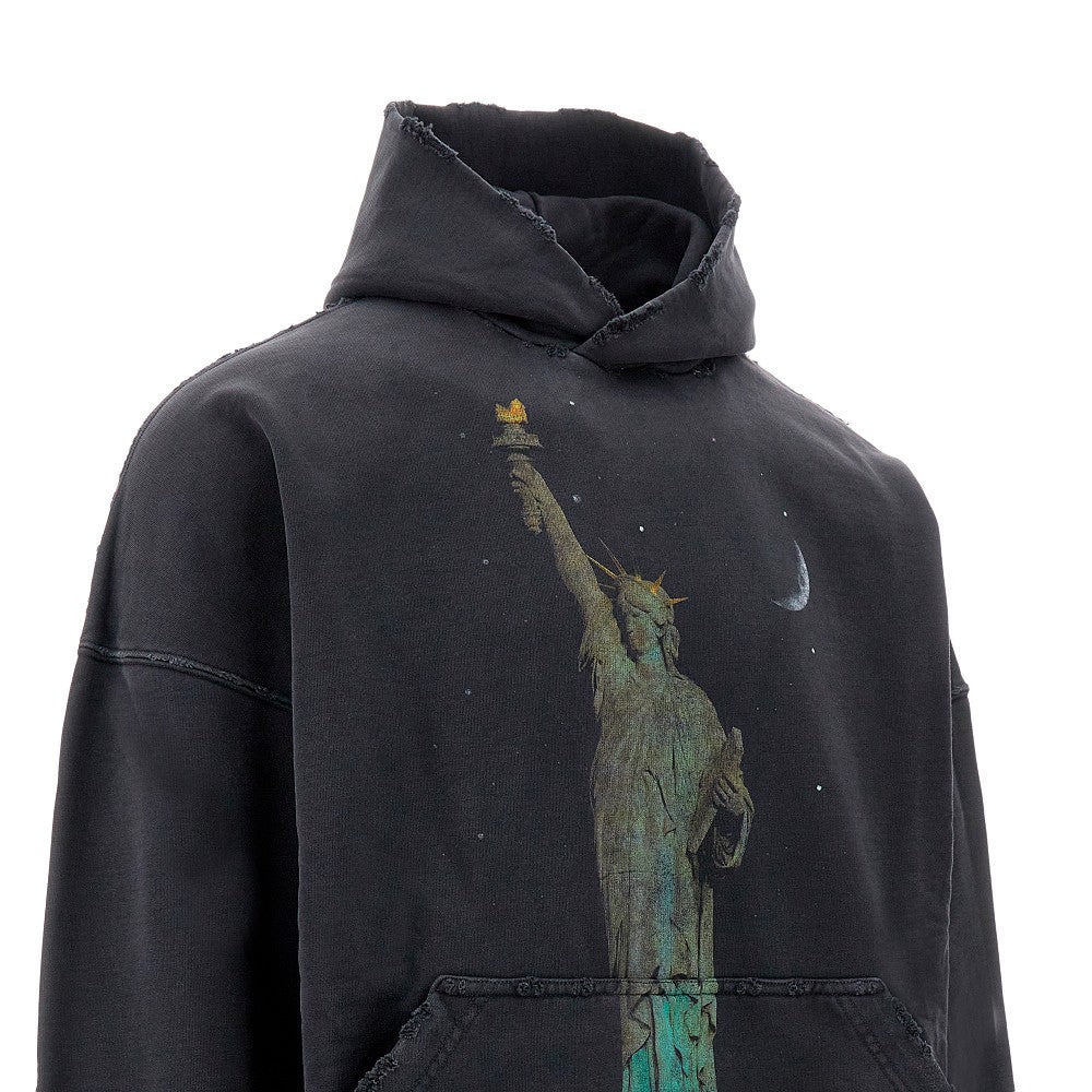 'Paris Liberty' oversized hoodie