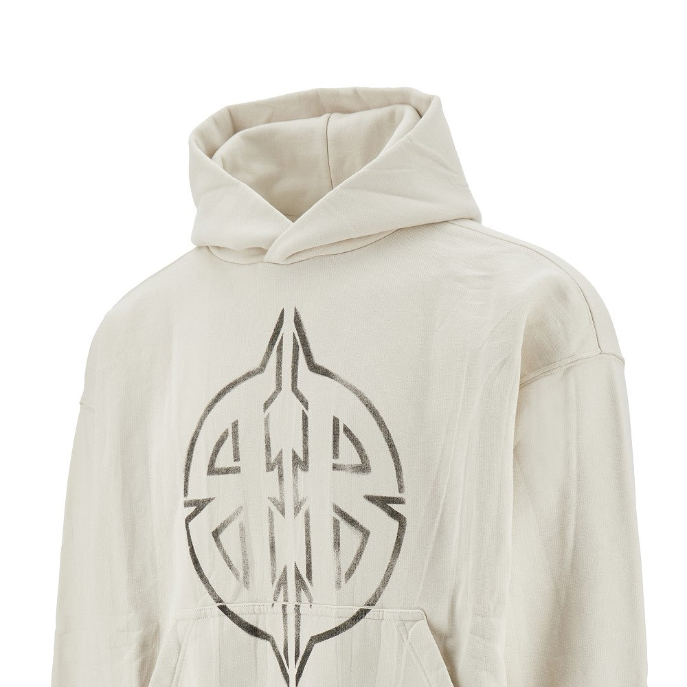 'Metal BB Stencil' Medium Fit hoodie