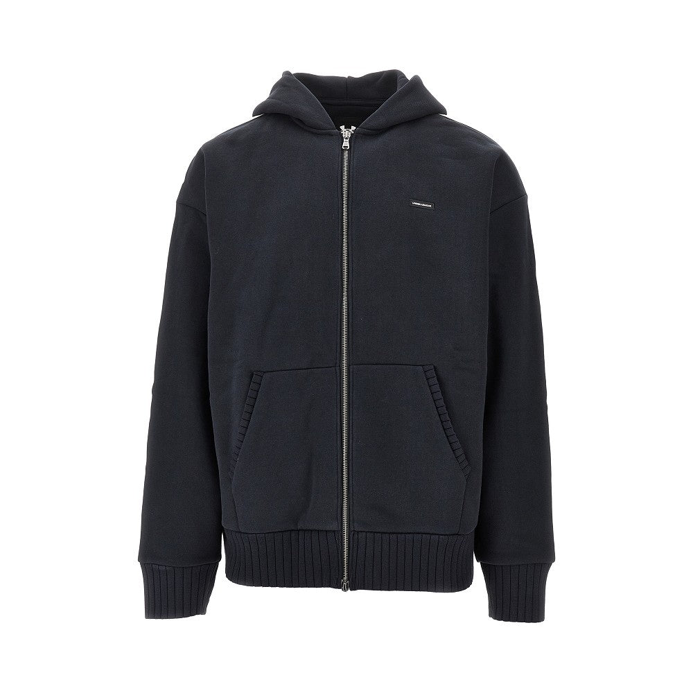 Cotton-blend Loose Fit full-zip hoodie