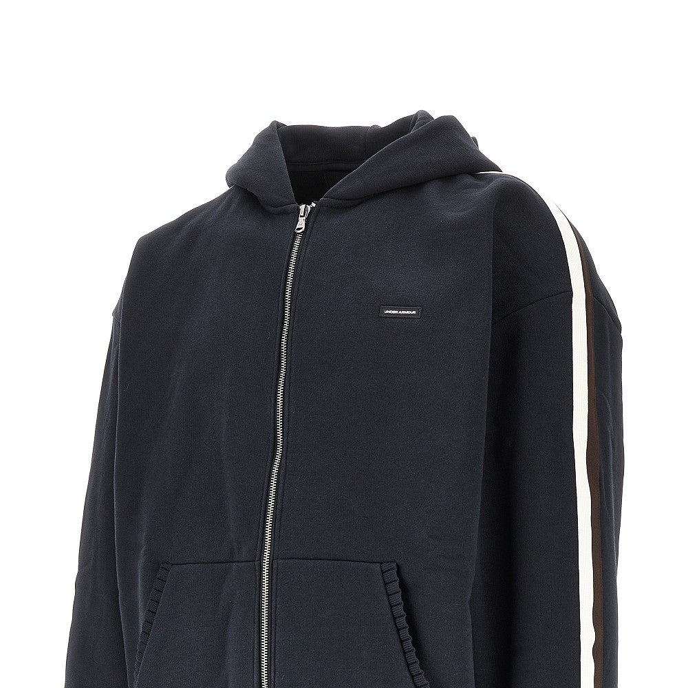 Cotton-blend Loose Fit full-zip hoodie