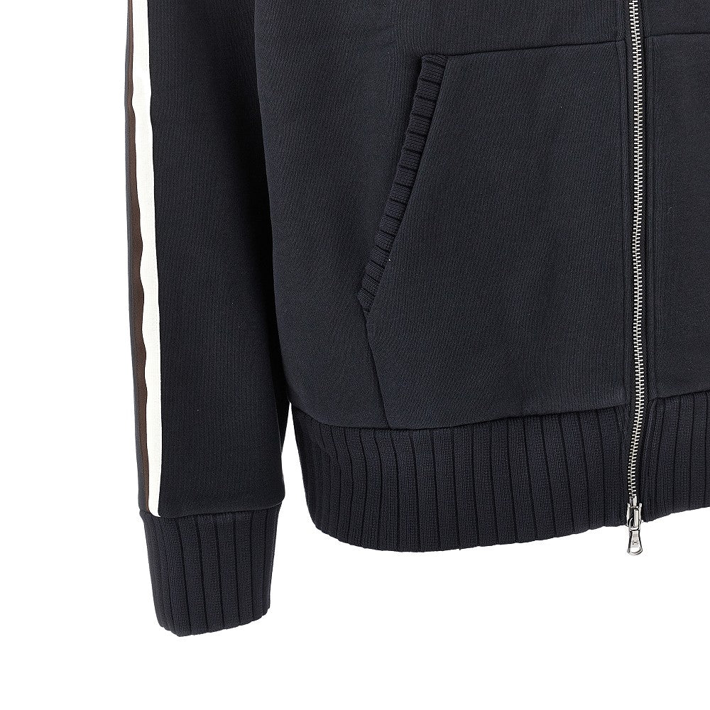 Cotton-blend Loose Fit full-zip hoodie