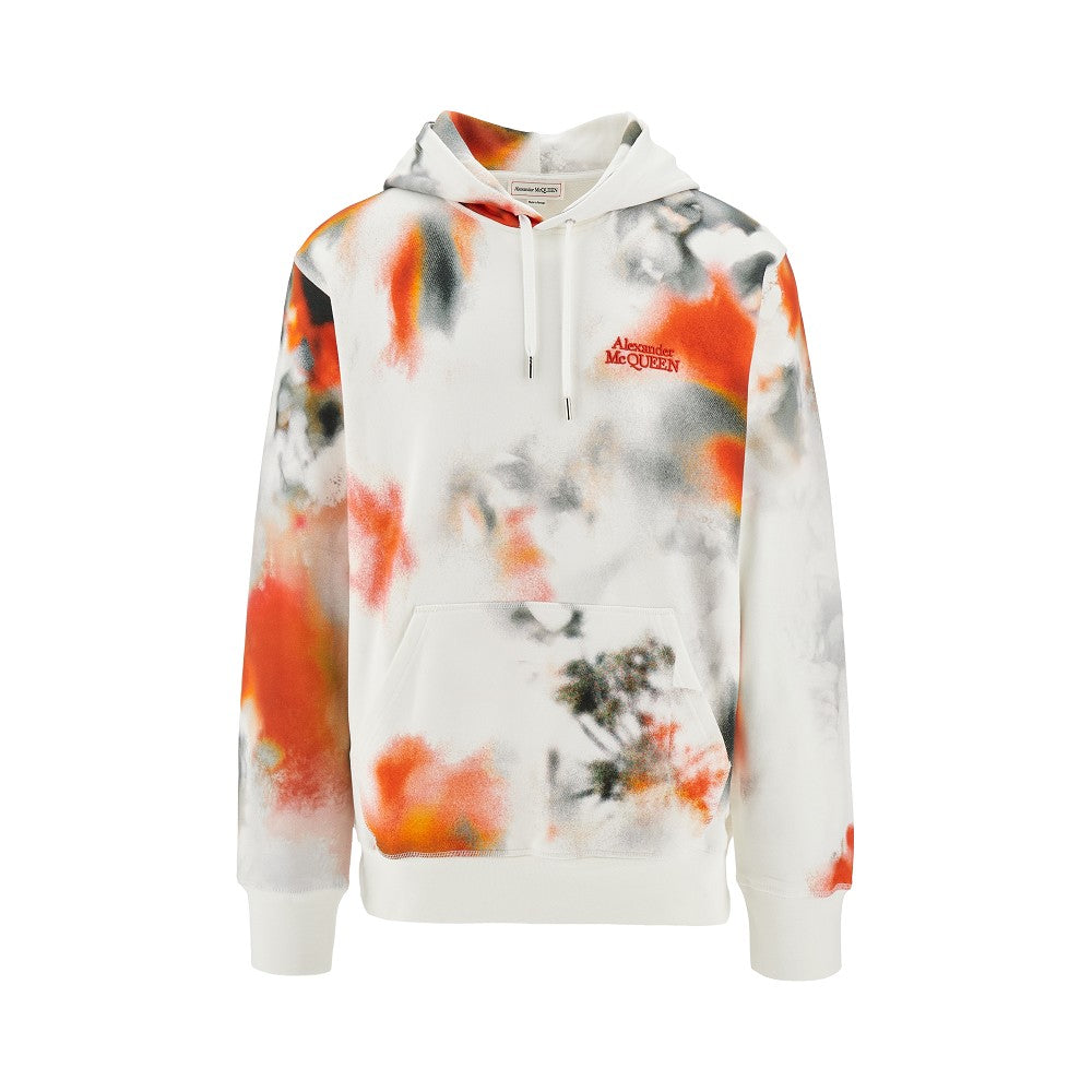 Felpa con cappuccio 'Obscured Flower'