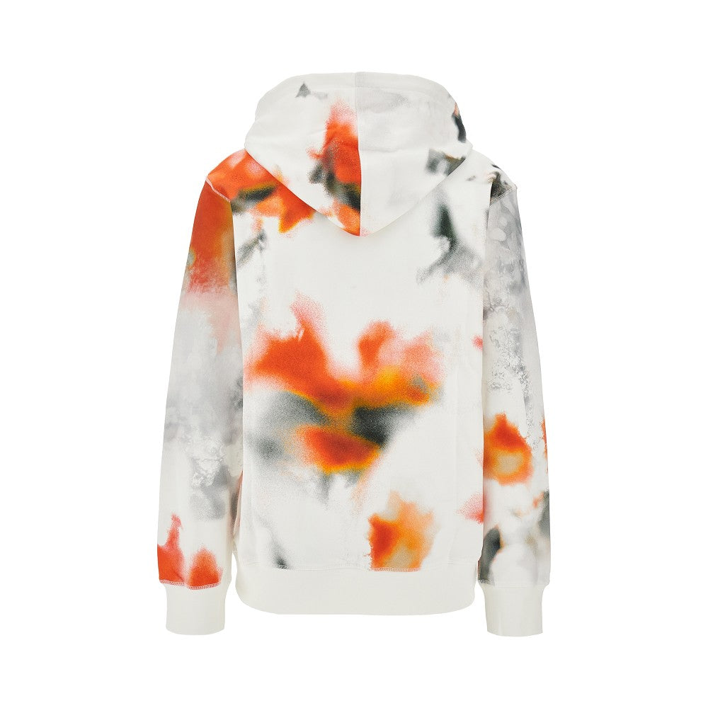 Felpa con cappuccio 'Obscured Flower'
