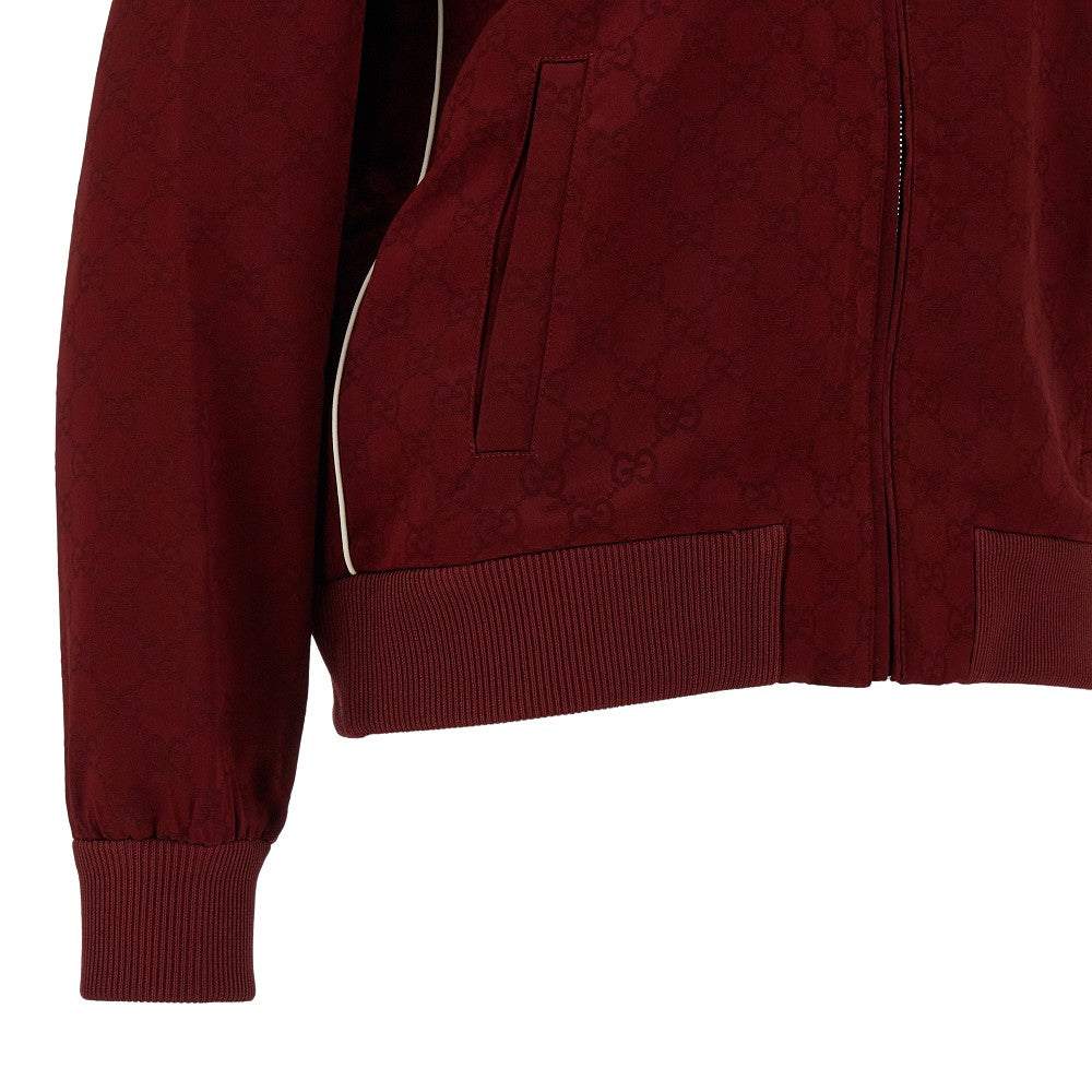 GG jacquard full-zip sweatshirt
