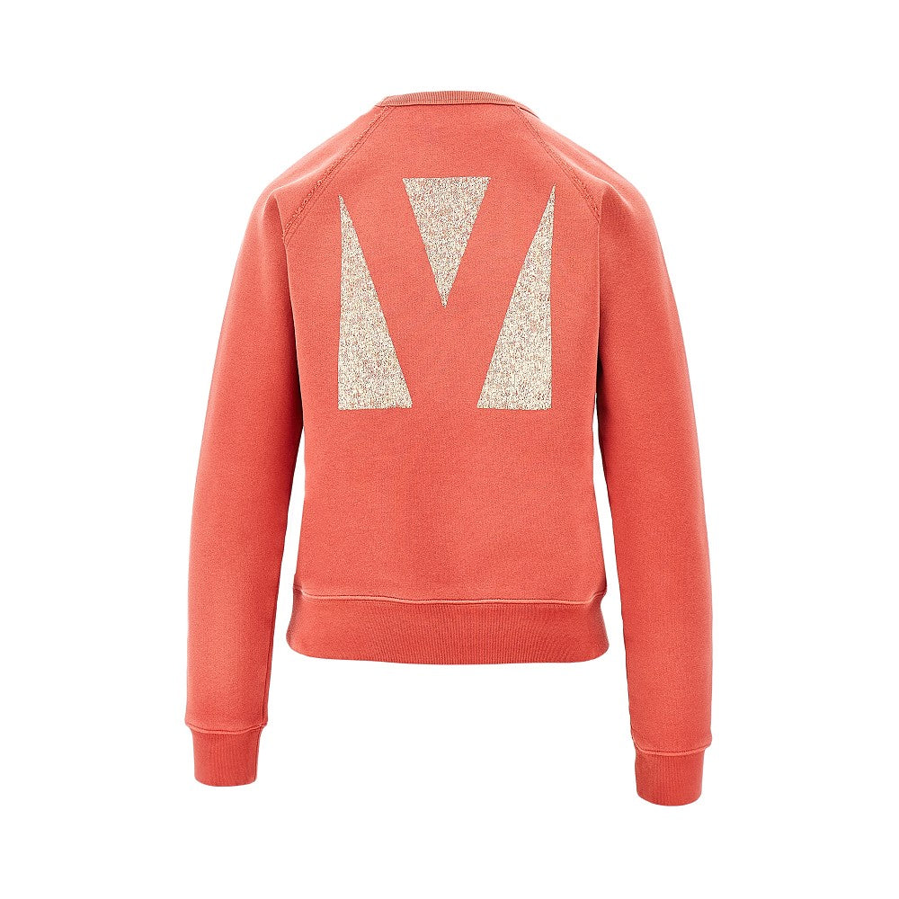 Felpa girocollo con stampa 'Panther Lady'