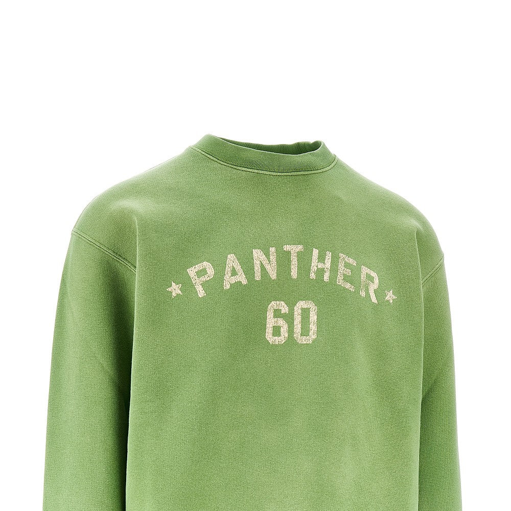 'Chez Valentino' patch and print sweatshirt