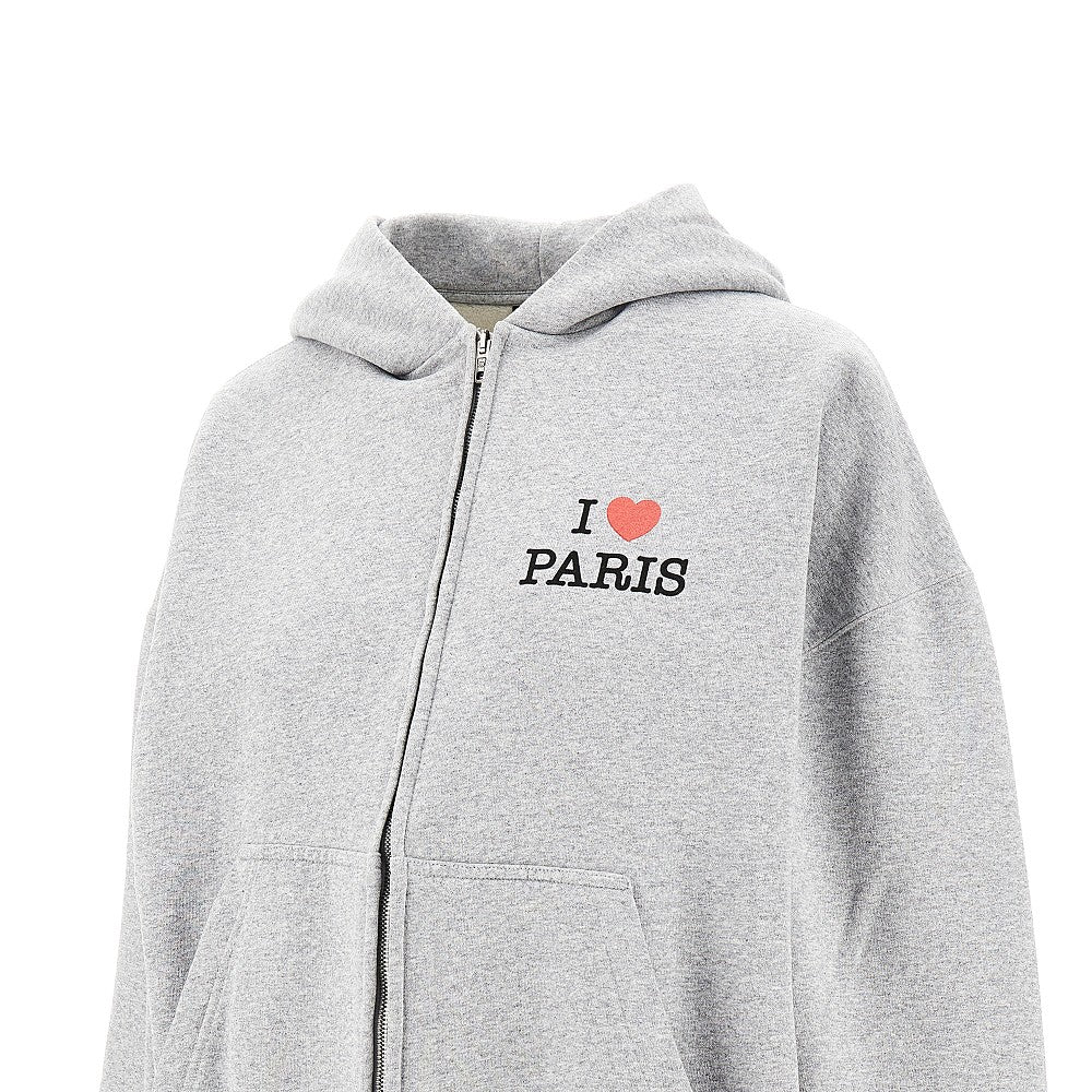 'I Love Paris & Balenciaga' hoodie