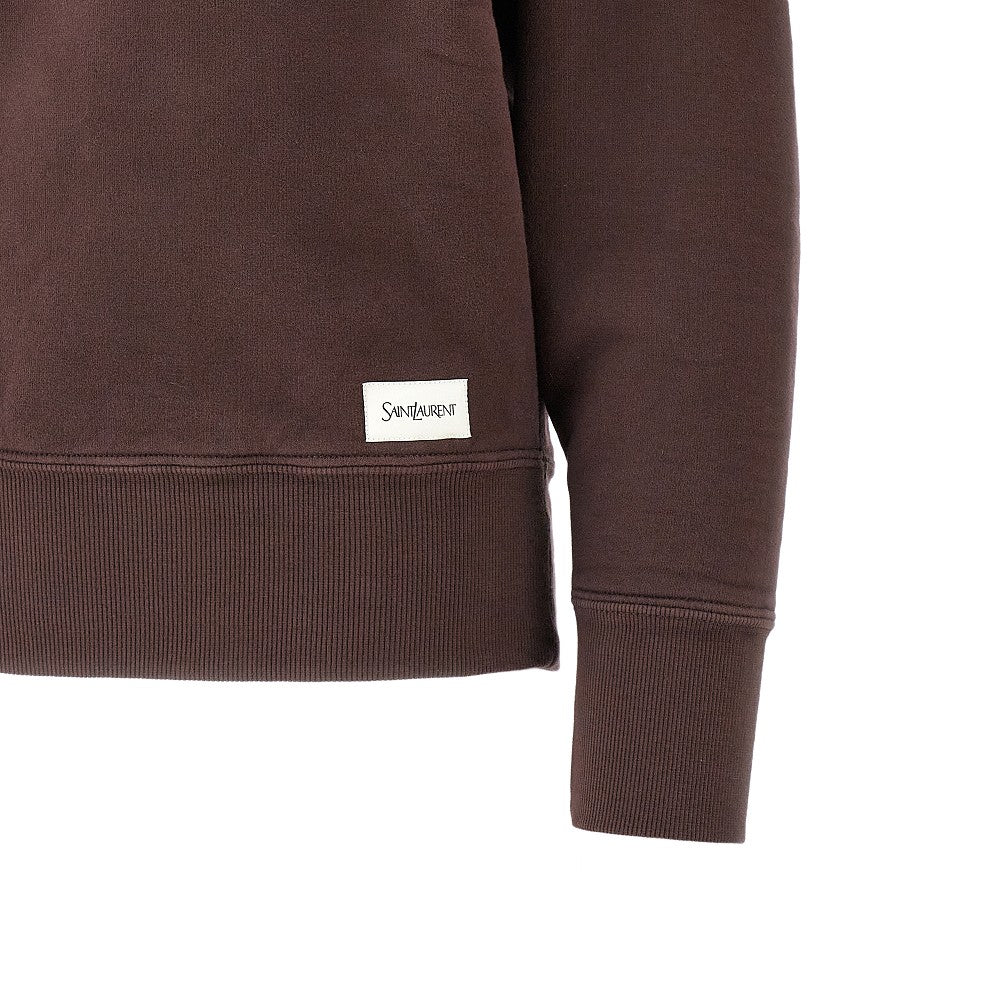 Cotton crewneck sweatshirt