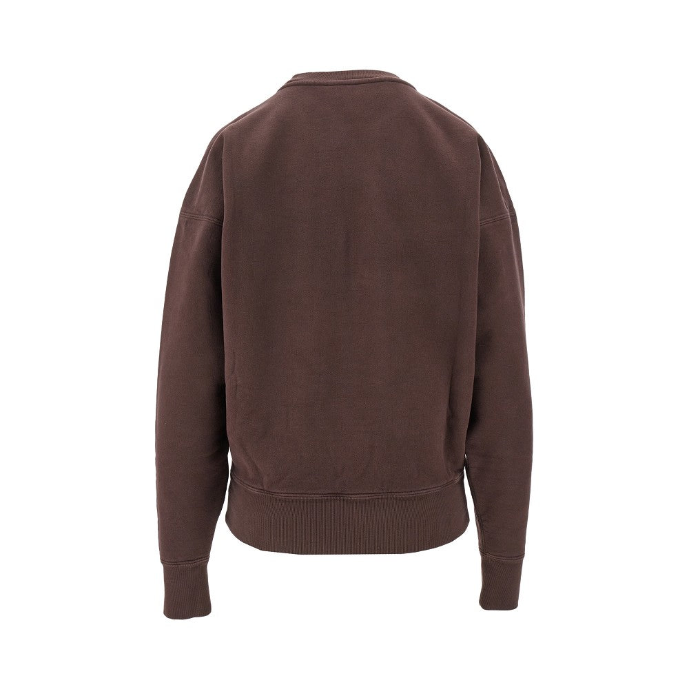 Cotton crewneck sweatshirt
