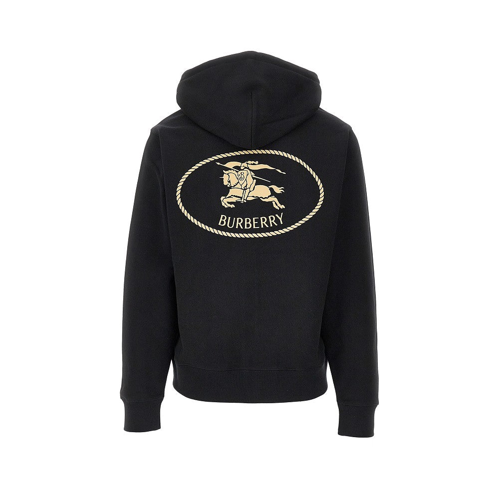 'Equestrian Knight Design' full-zip hoodie