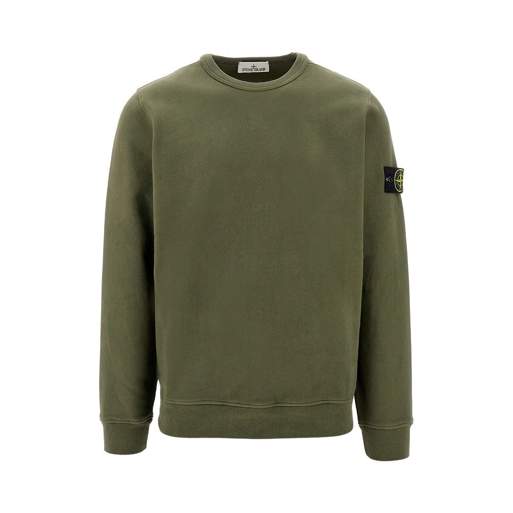 Organic cotton crewneck sweatshirt