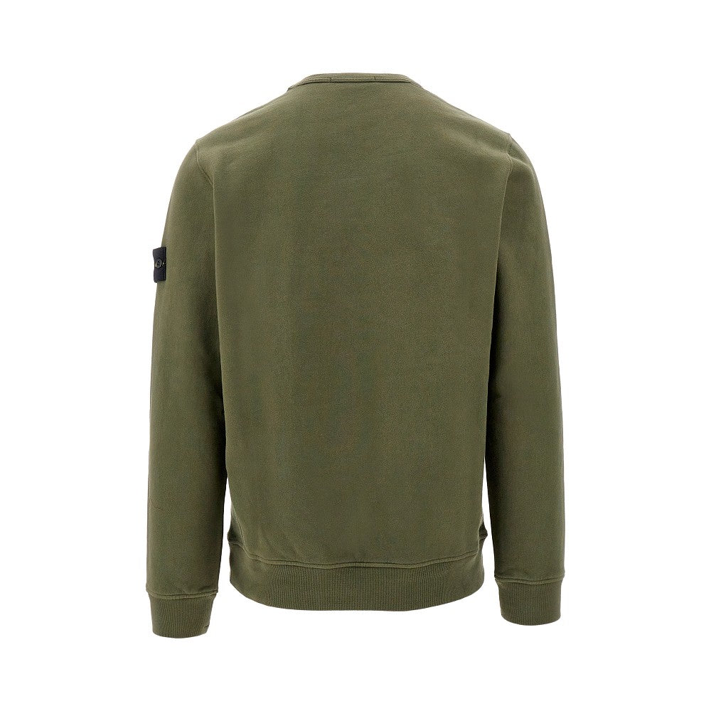 Organic cotton crewneck sweatshirt